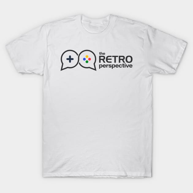 The Retro Perspective Logo With Text T-Shirt by The Retro Perspective